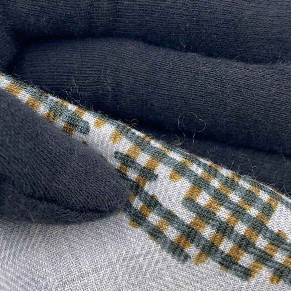 Hermes scarf muffler, Losange, So Hermes, cashmere and cotton, HERMES 2025, S... - Picture 3 of 7